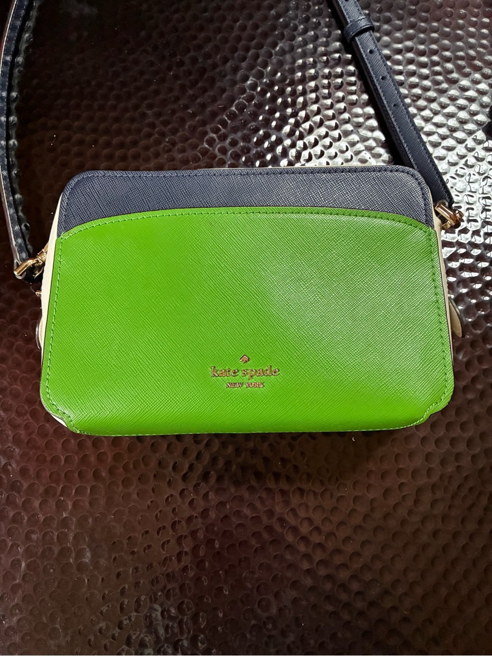 Kate Spade Lauryn color block camera bag